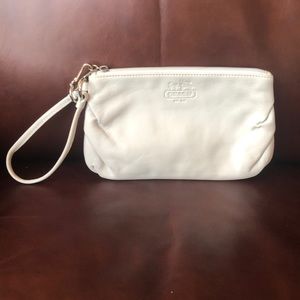 Coach leather wristlet